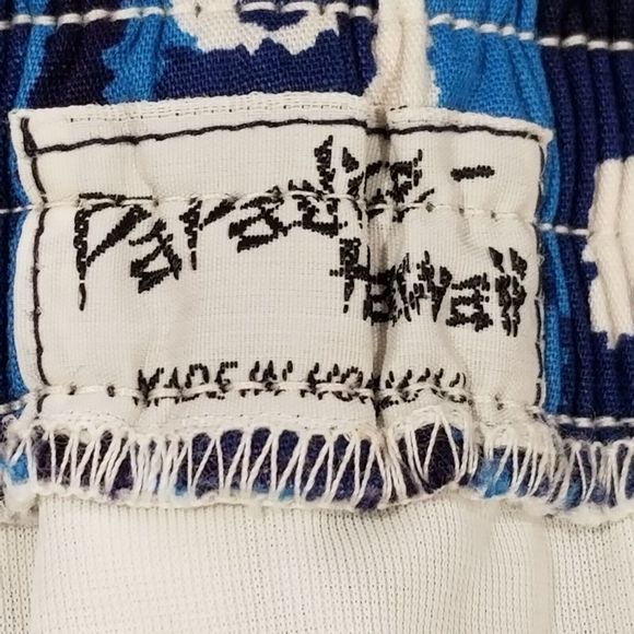 Vintage 60s 70s Paradise Hawaii All Over Print Swim Shorts Surf Trunks Lined M - Picture 10 of 16